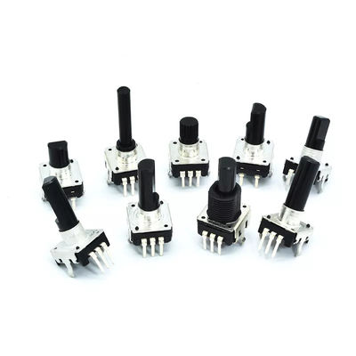 Kalite  Peaker Audio Ec12 Rotary Encoder With Push Button 10ohm Threaded Bushing Fabrika