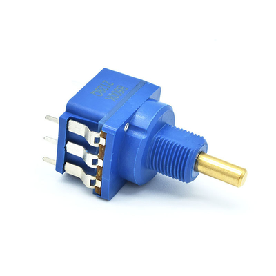 10A Ses Kontrol Tipi Potansiyometre, Basmalı Anahtarlı 17mm