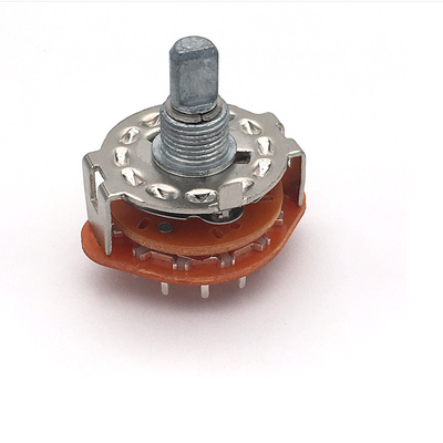 DC500V 2 Kutuplu 6 Pozisyonlu Döner Anahtar 100ohm Cts 5 Yollu