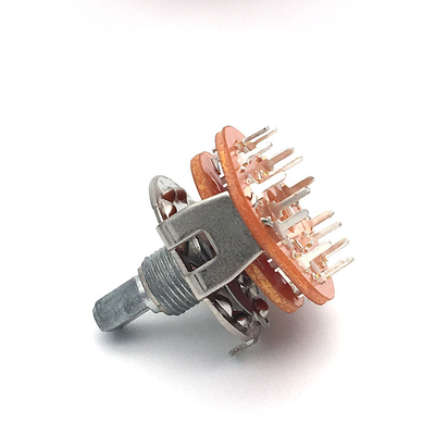 DC500V 2 Kutuplu 6 Pozisyonlu Döner Anahtar 100ohm Cts 5 Yollu
