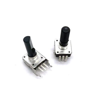 Elektronik için Anahtarsız Metal 5 Pinli Döner Enkoder EC12 16 Pozisyon