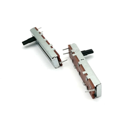 0.05W 10k Ohm Slayt Potansiyometre 30mm Çift Doğrusal PC Pimi
