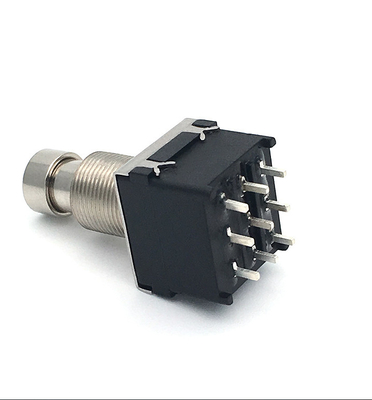 SF17 10000 Döngü 2pdt Anahtarı 9 Pinli Buton Ayağı 100ohm