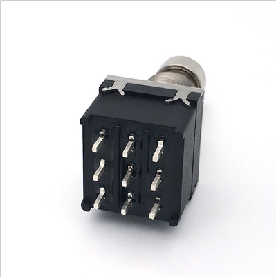 SF17 10000 Döngü 2pdt Anahtarı 9 Pinli Buton Ayağı 100ohm