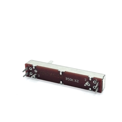 100ohm 45mm Travel Slide Fader 60mm Slide Potansiyometre Karbon Film