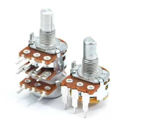 Çift 250v A10k Potansiyometre 6 Pinli 16mm