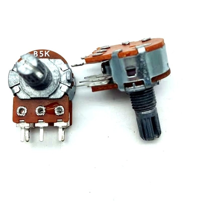 CE B10k Potansiyometre 3 Pinli Walkie Talkie Dimmer Anahtarı 15000 Döngü