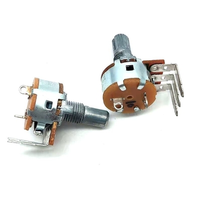 Ses Kutusu için Anahtarlı 16mm Metal 0.2W Amplifikatör Potansiyometre