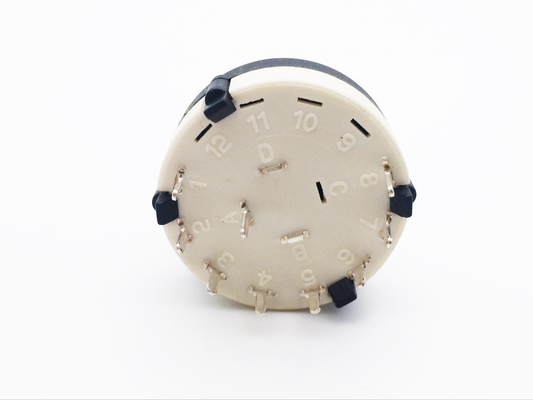 Fanlar Fırınlar için Çap 26mm Döner Bant 0.3A Çok Pozisyonlu Döner Anahtar