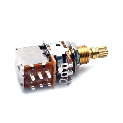 Elektro Bas Gitar için 16mm Push Pull Potansiyometre DPDT Elektro Gitar